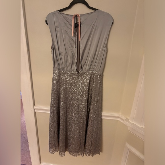 Gorgeous Italian made sequined silver dress NWT Ottod'ame - Picture 3 of 6